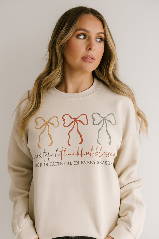 Grateful Thankful Blessed