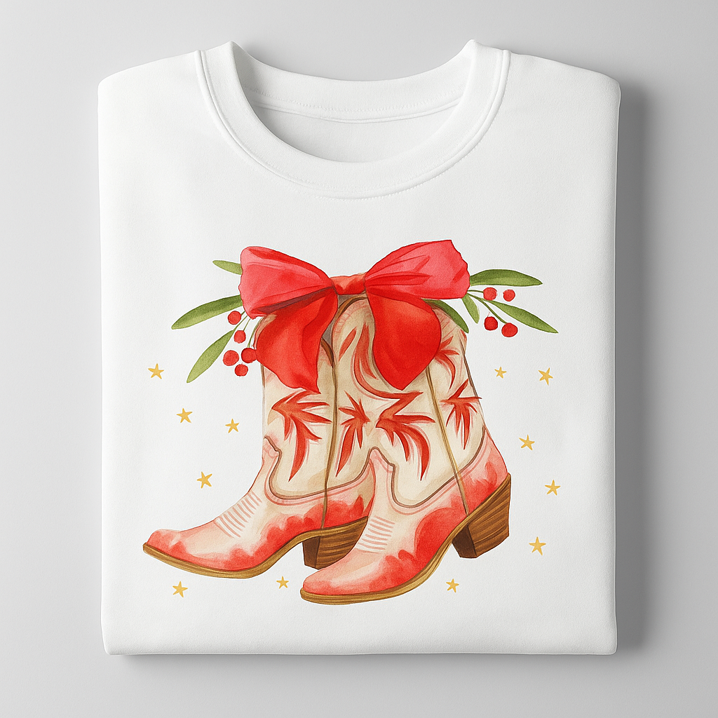 Christmas Boots Long-Sleeve